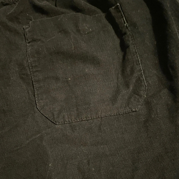 J. Jill Pure Jill Corduroy Cotton Pull On Pants‎ Black Large Basic Casual Travel - Picture 5 of 8